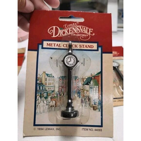 Lemax‎ Dickensvale Metal Clock Stand Lot.  B1 - Picture 3 of 5